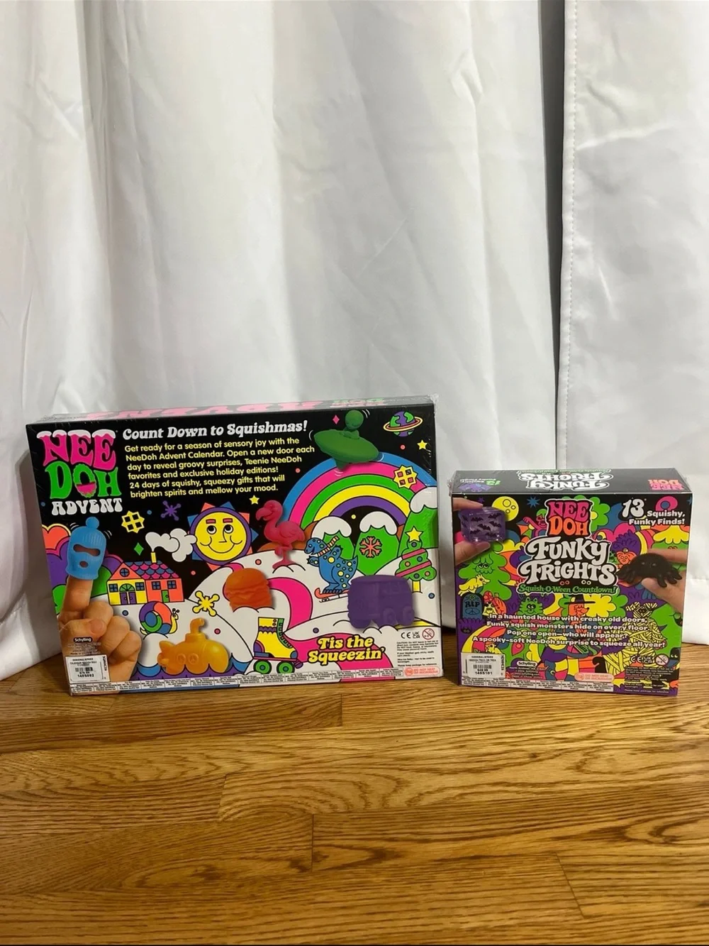 RARE AUTHENTIC 2026 NEEDOH ADVENT CALENDAR BUNDLE. HALLOWEEN AND CHRISTMAS!!